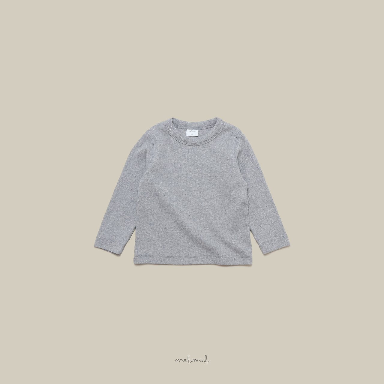 ［melmel］Daily Rib Tee