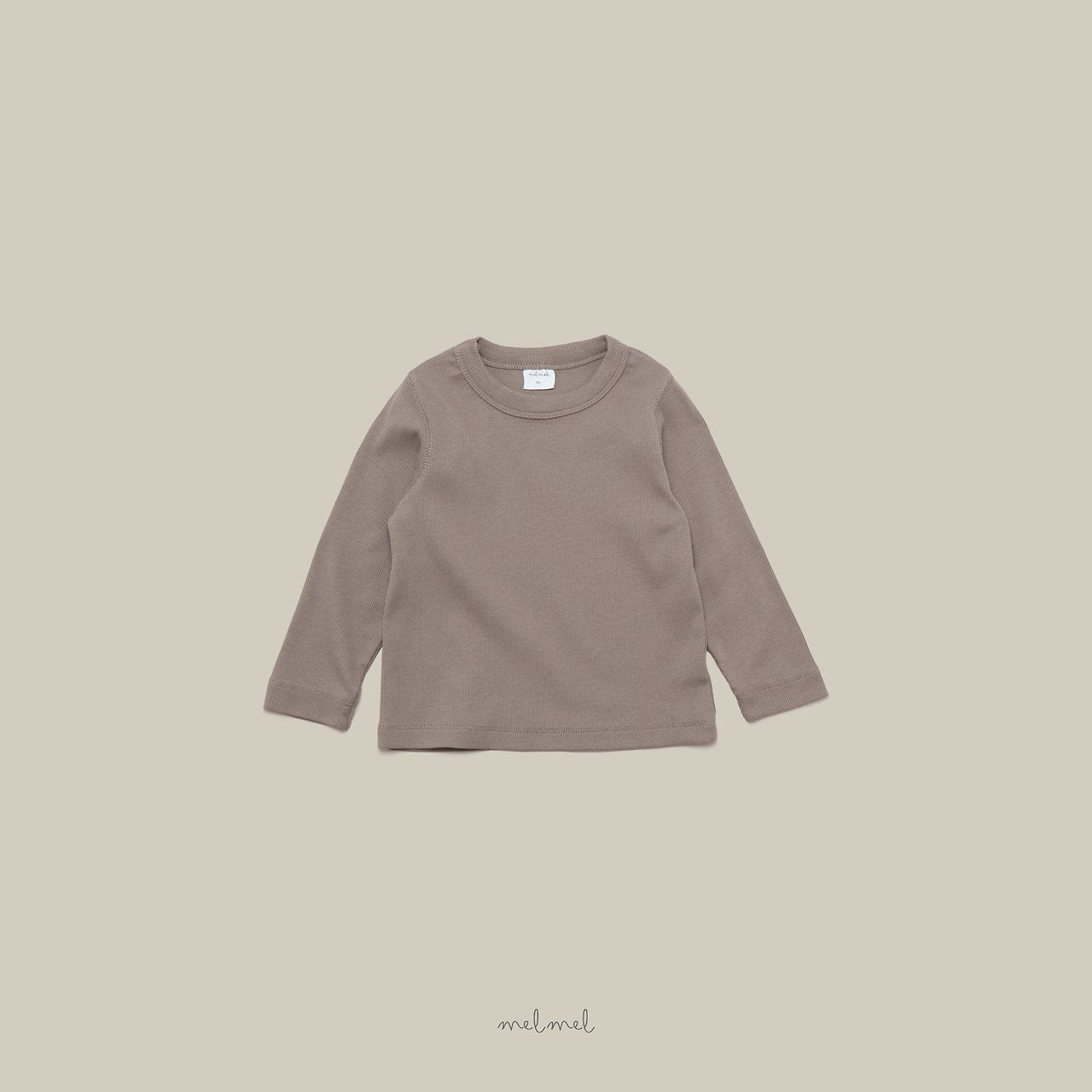 ［melmel］Daily Rib Tee