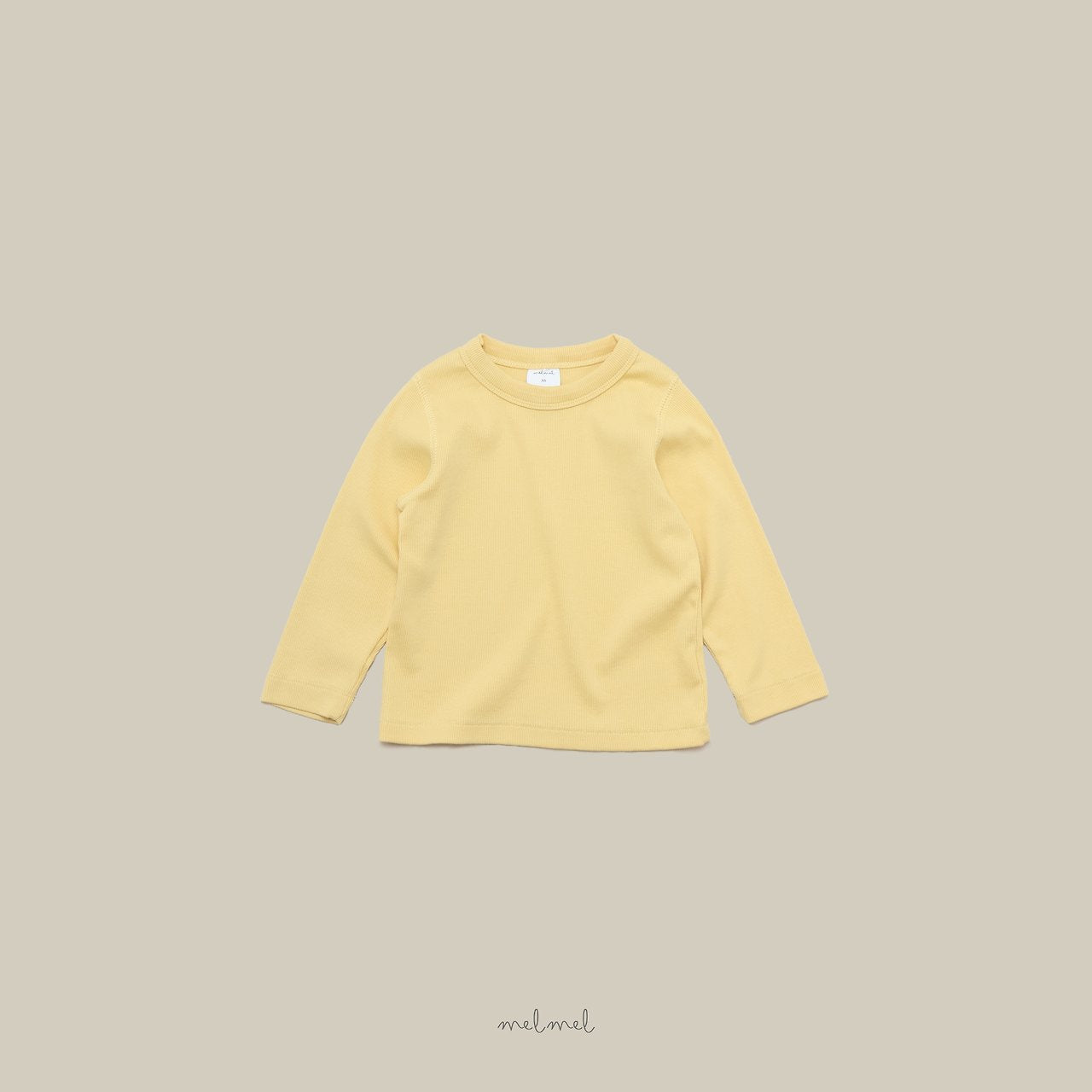 ［melmel］Daily Rib Tee