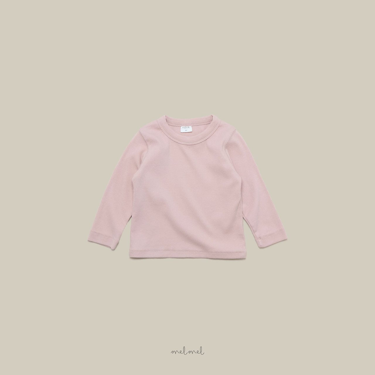 ［melmel］Daily Rib Tee