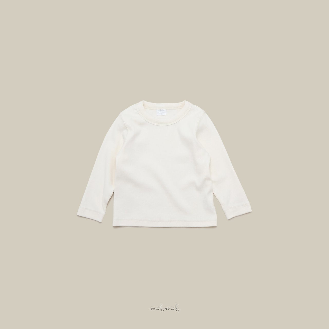 ［melmel］Daily Rib Tee