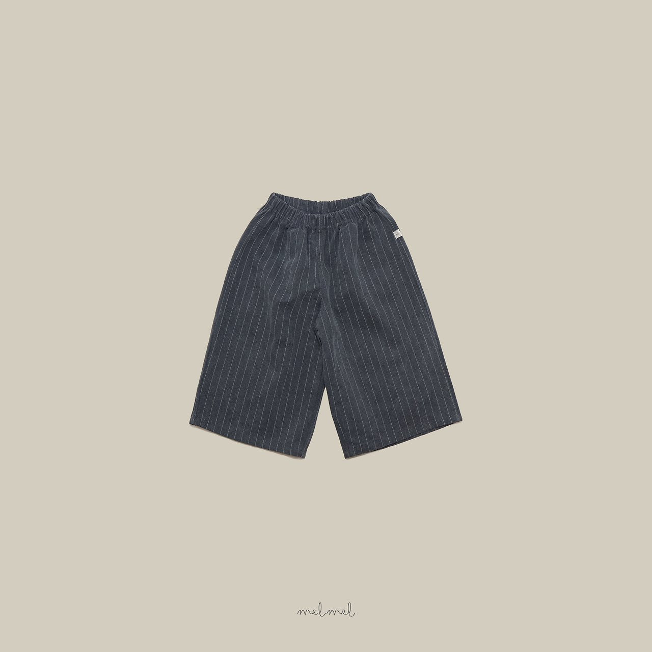 ［melmel］Pigment Stripe Wide Pants