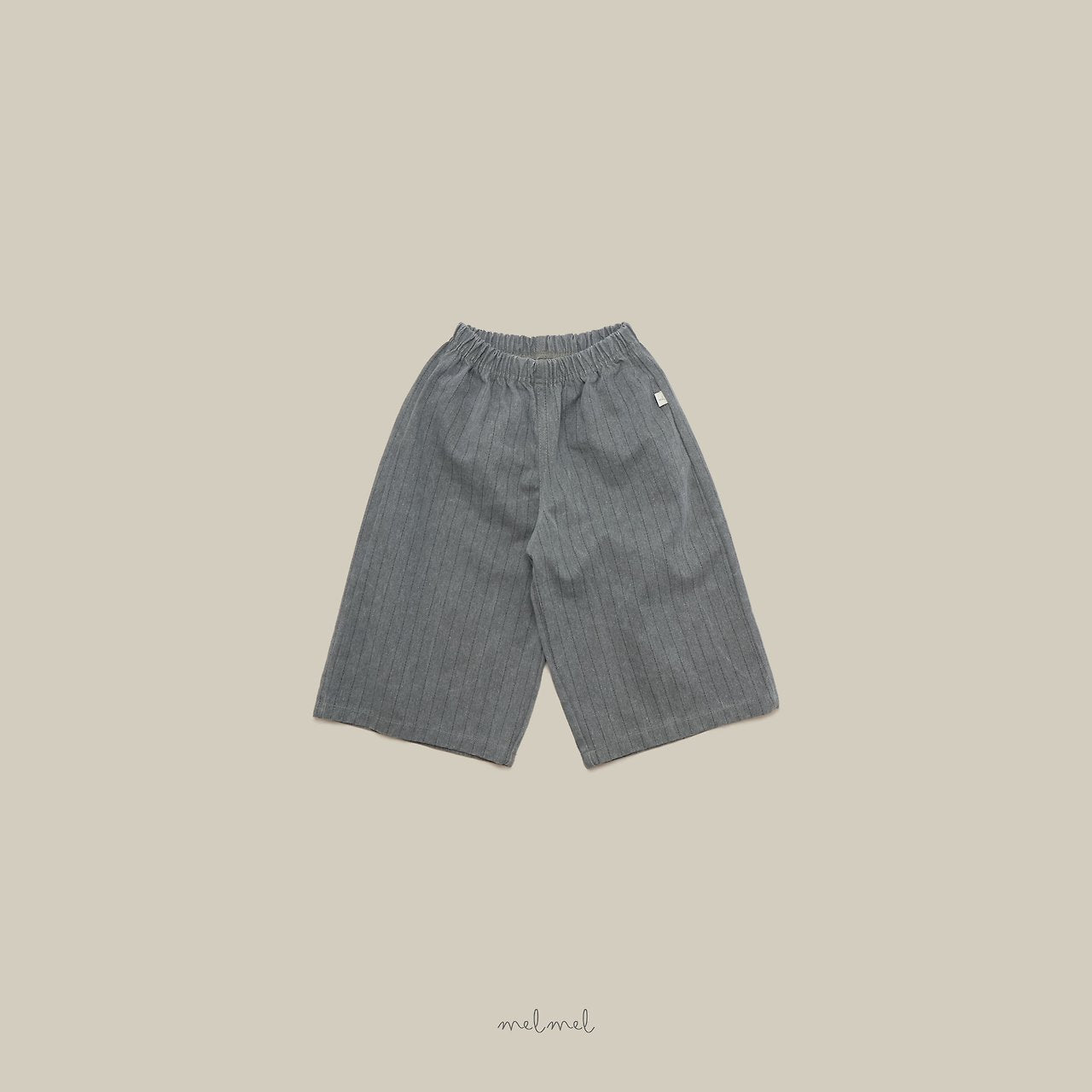 ［melmel］Pigment Stripe Wide Pants