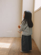 ［melmel］Pigment Stripe Wide Pants