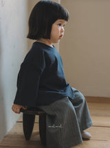 ［melmel］Pigment Stripe Wide Pants