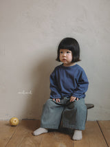［melmel］Pigment Stripe Wide Pants