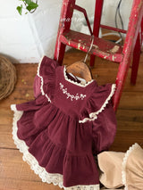 ［marron］Bouquet one-piece