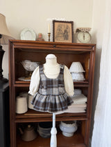 ［marron］Dorothy check one-piece