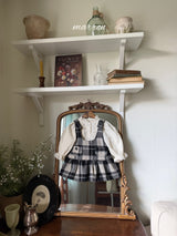 ［marron］Dorothy check one-piece
