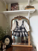 ［marron］Dorothy check one-piece
