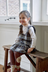 ［marron］Dorothy check one-piece