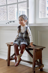 ［marron］Dorothy check one-piece
