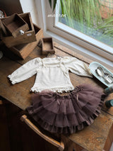 ［marron］Maple shasha skirt