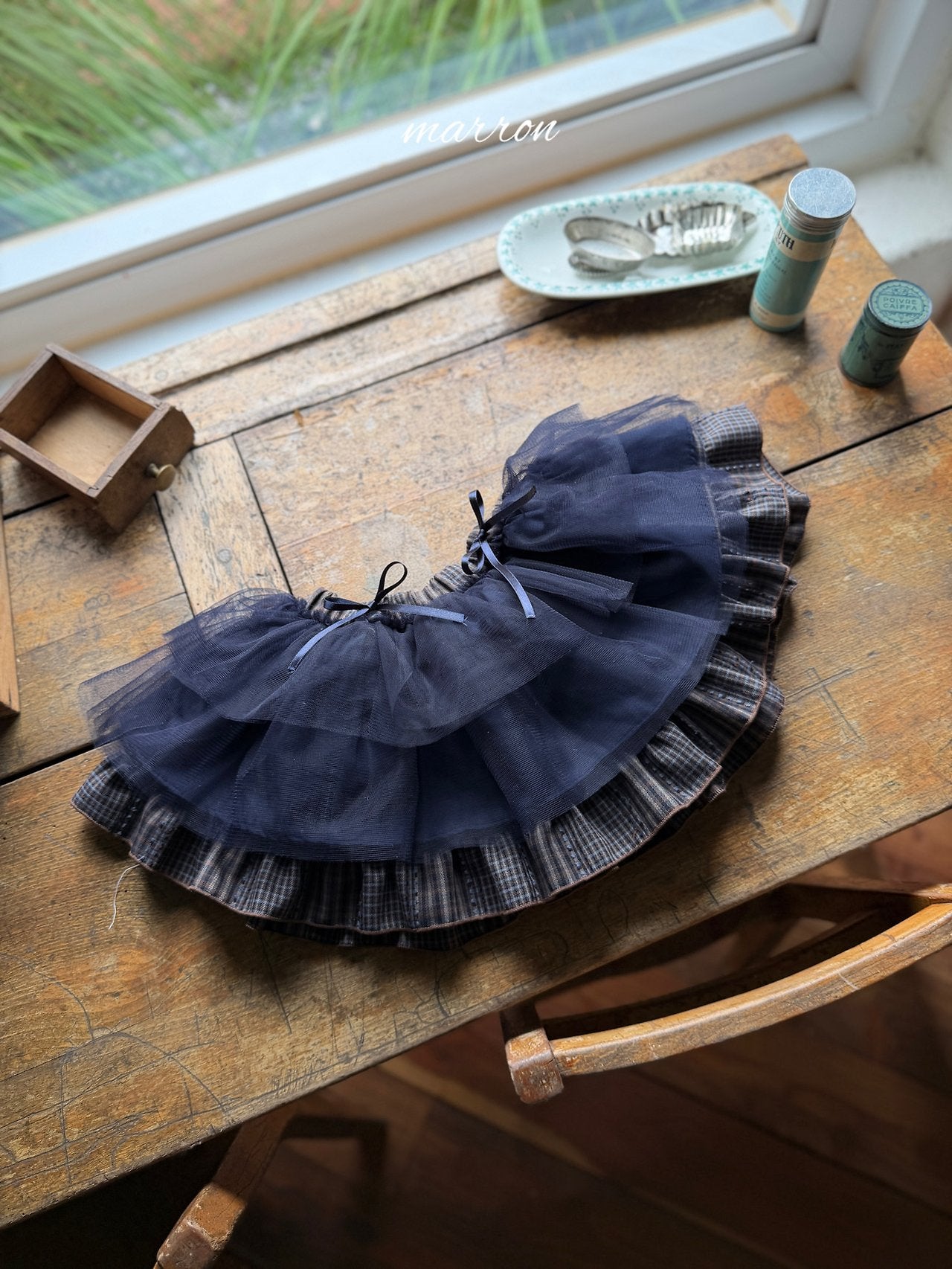 ［marron］Maple shasha skirt