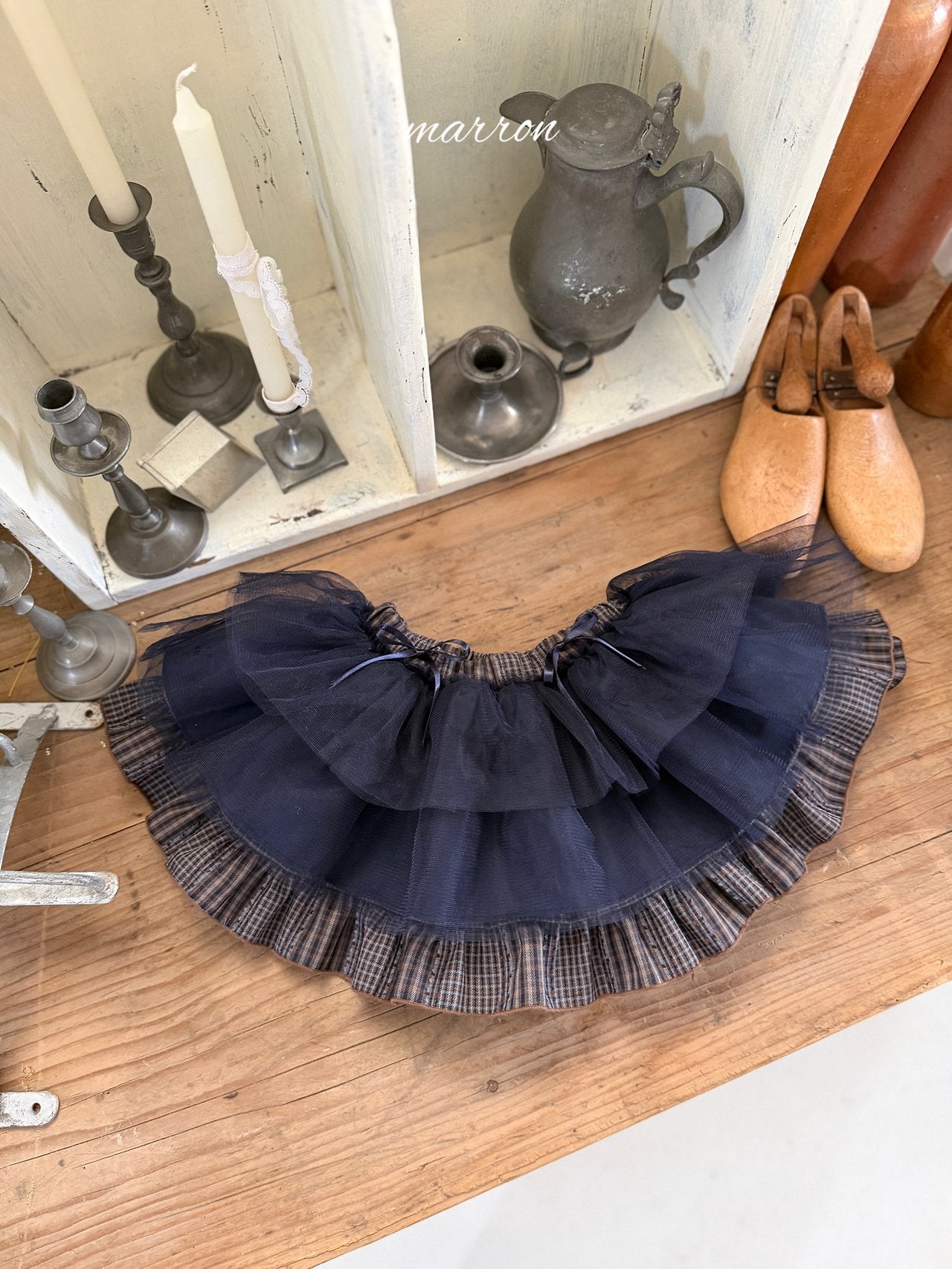 ［marron］Maple shasha skirt