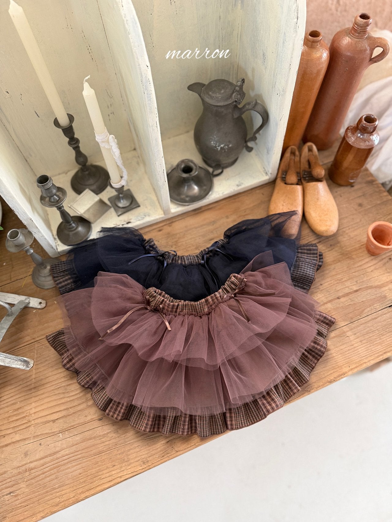 ［marron］Maple shasha skirt