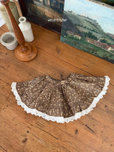［marron］Lua flower lace skirt
