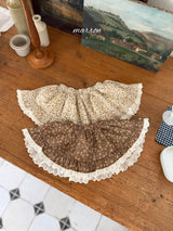 ［marron］Lua flower lace skirt