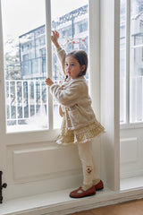 ［marron］Lua flower lace skirt
