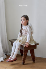 ［marron］Lua flower lace skirt