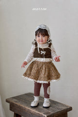 ［marron］Lua flower lace skirt