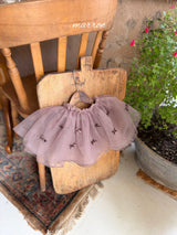 ［marron］Ribbon shasha skirt