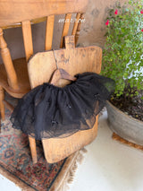 ［marron］Ribbon shasha skirt