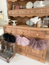 ［marron］Ribbon shasha skirt