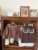 ［marron］Rose pocket pants