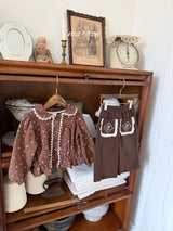 ［marron］Rose pocket pants