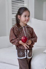 ［marron］Rose pocket pants