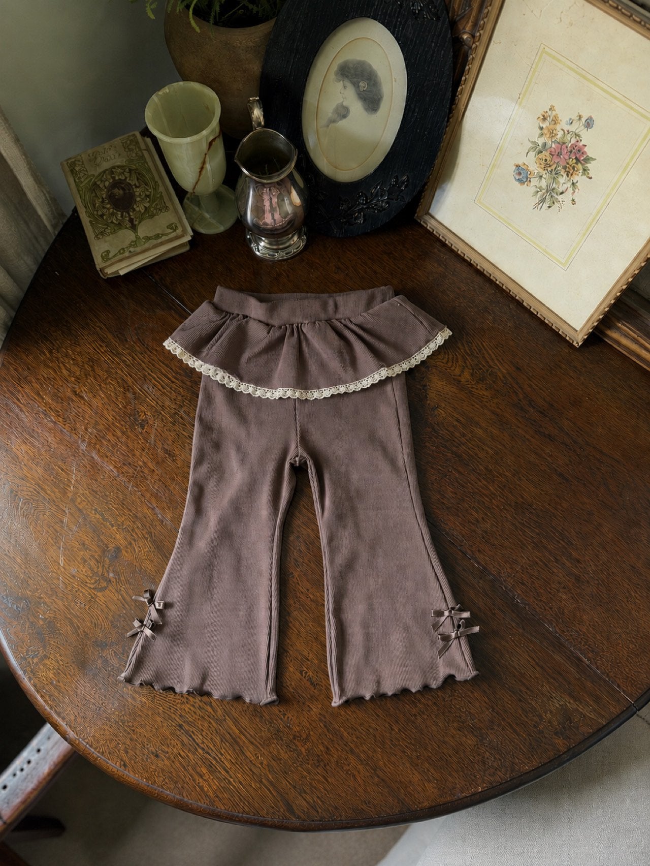 ［marron］Lala tutu flare leggings
