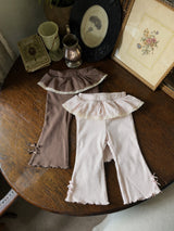 ［marron］Lala tutu flare leggings