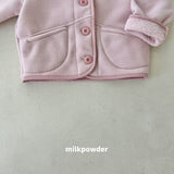 ［milk powder］Puff fleece jumper