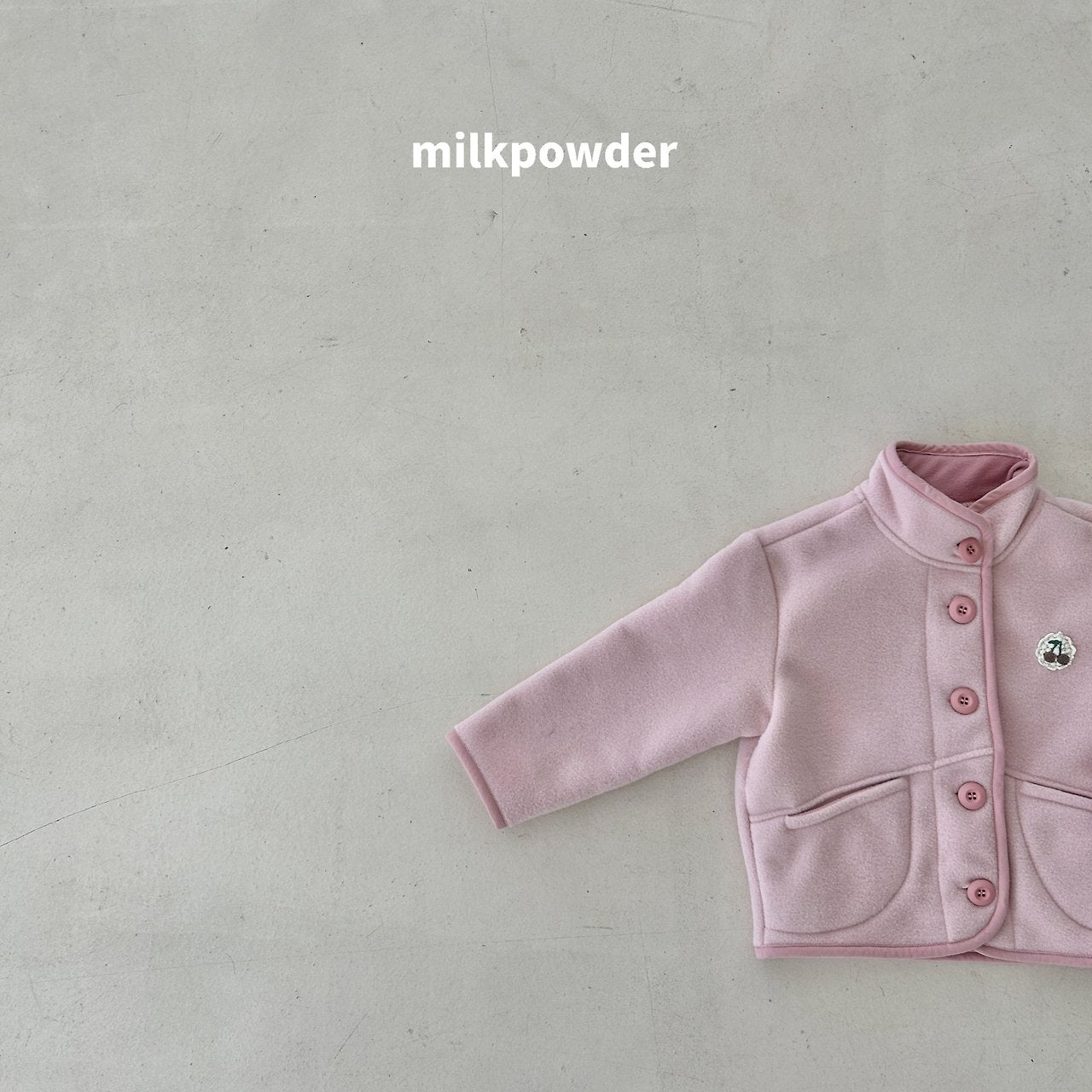 ［milk powder］Puff fleece jumper