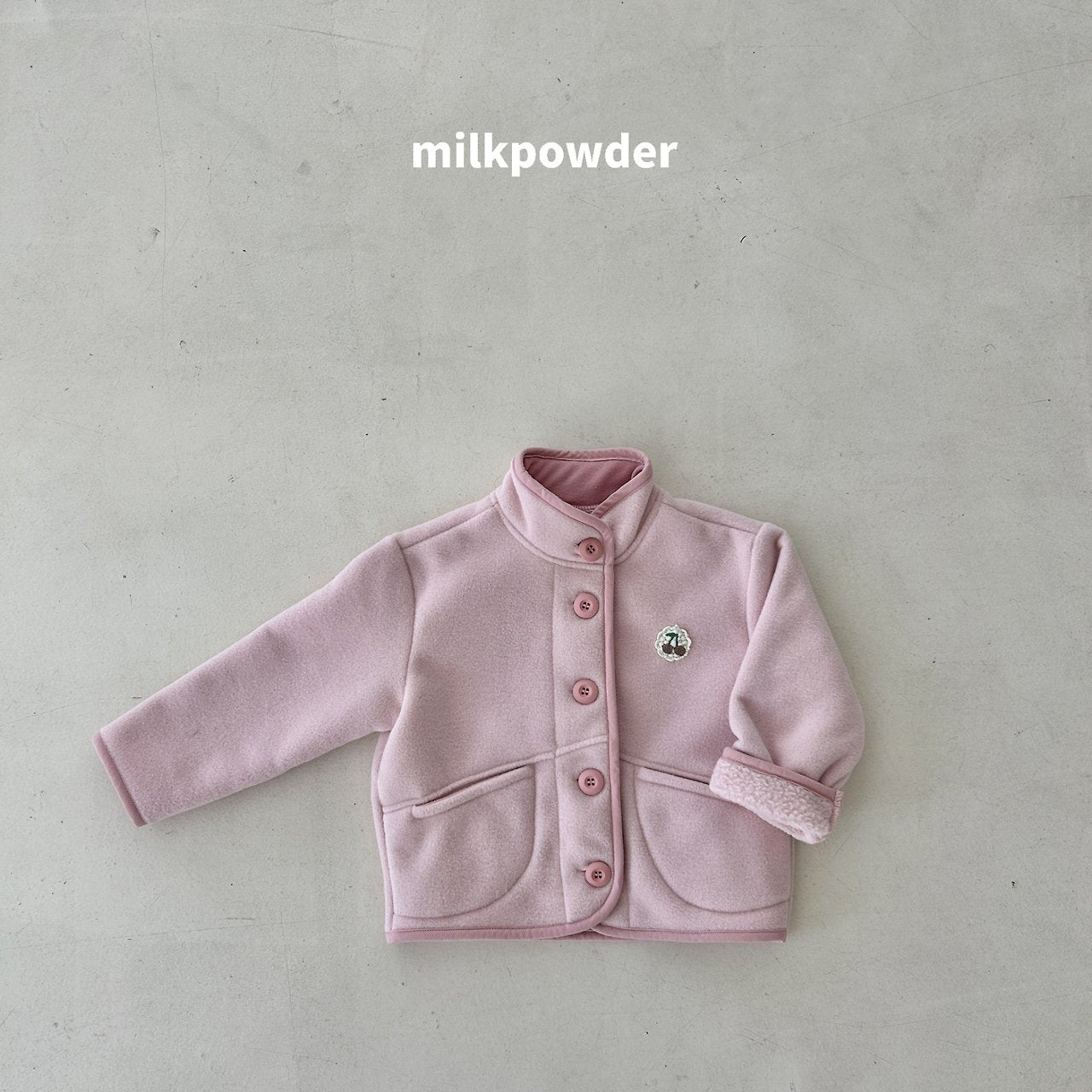 ［milk powder］Puff fleece jumper