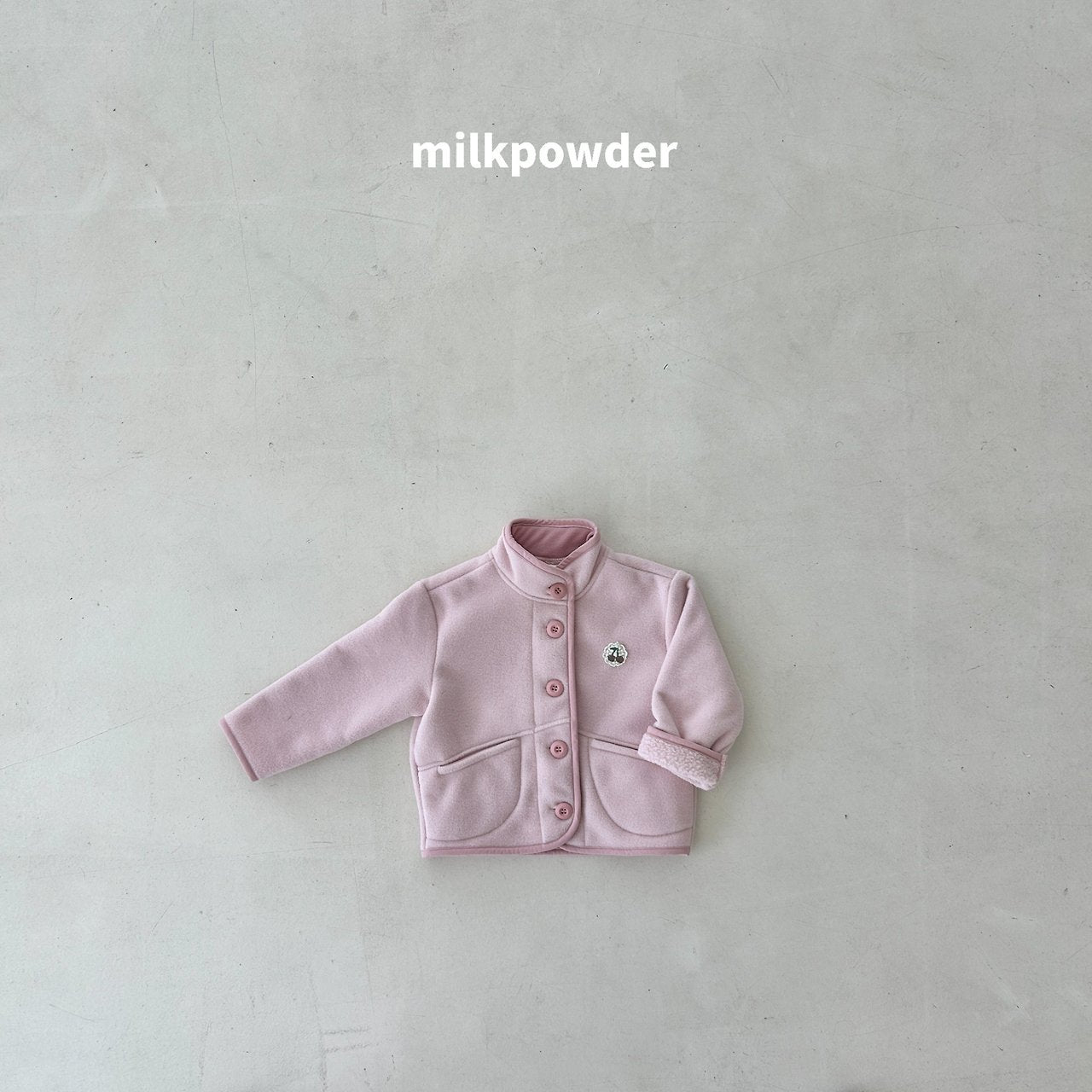 ［milk powder］Puff fleece jumper