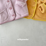 ［milk powder］Puff fleece jumper