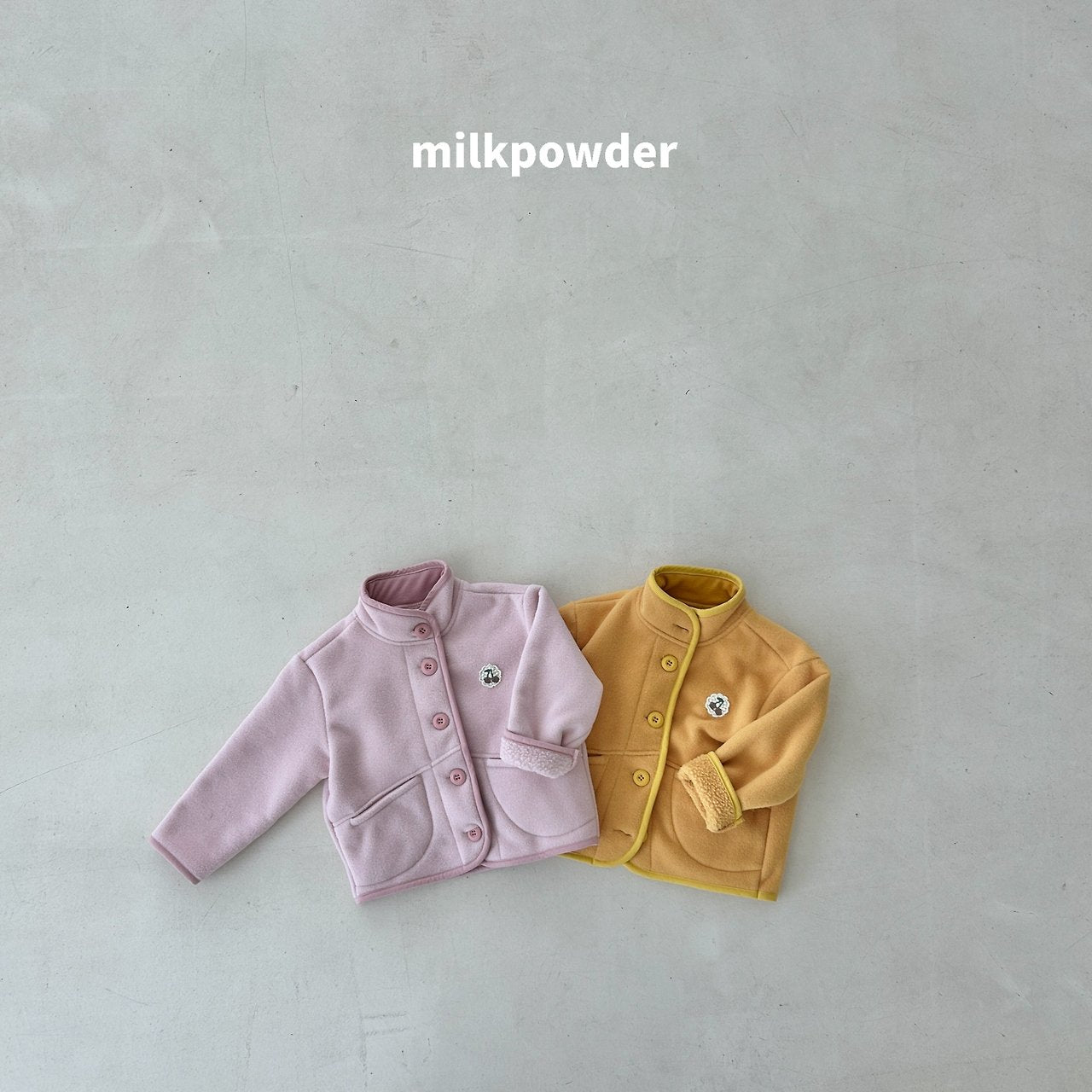 ［milk powder］Puff fleece jumper