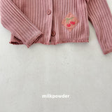 ［milk powder］Cherry cardigan