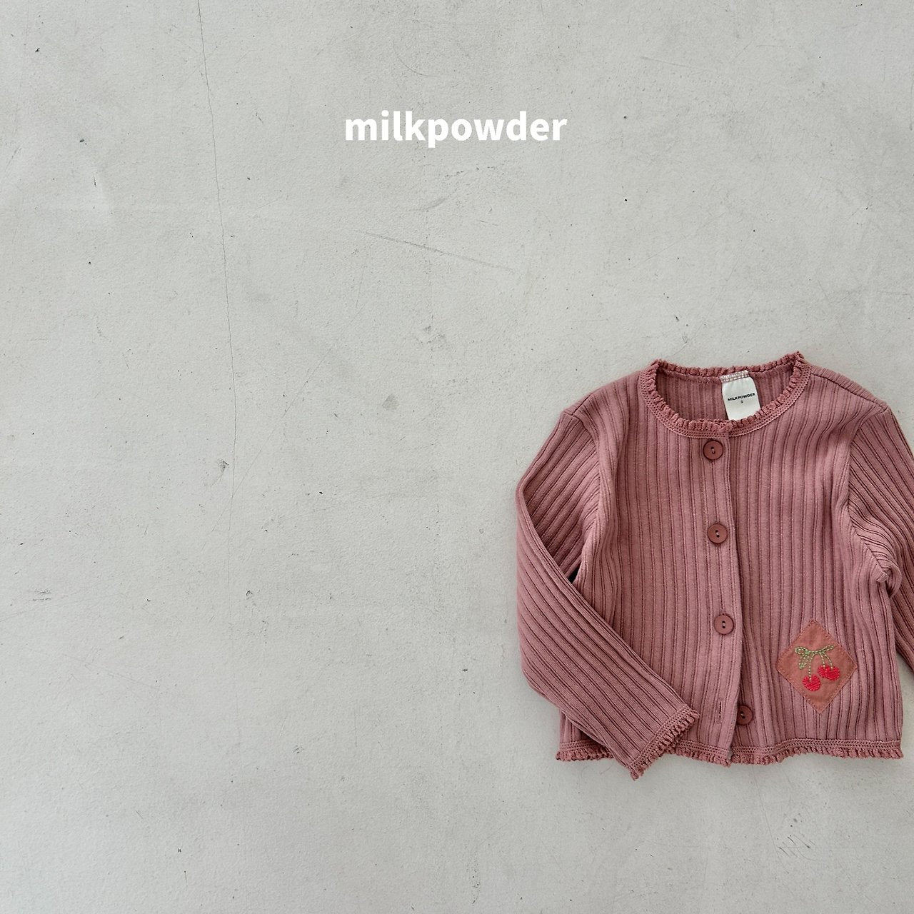 ［milk powder］Cherry cardigan