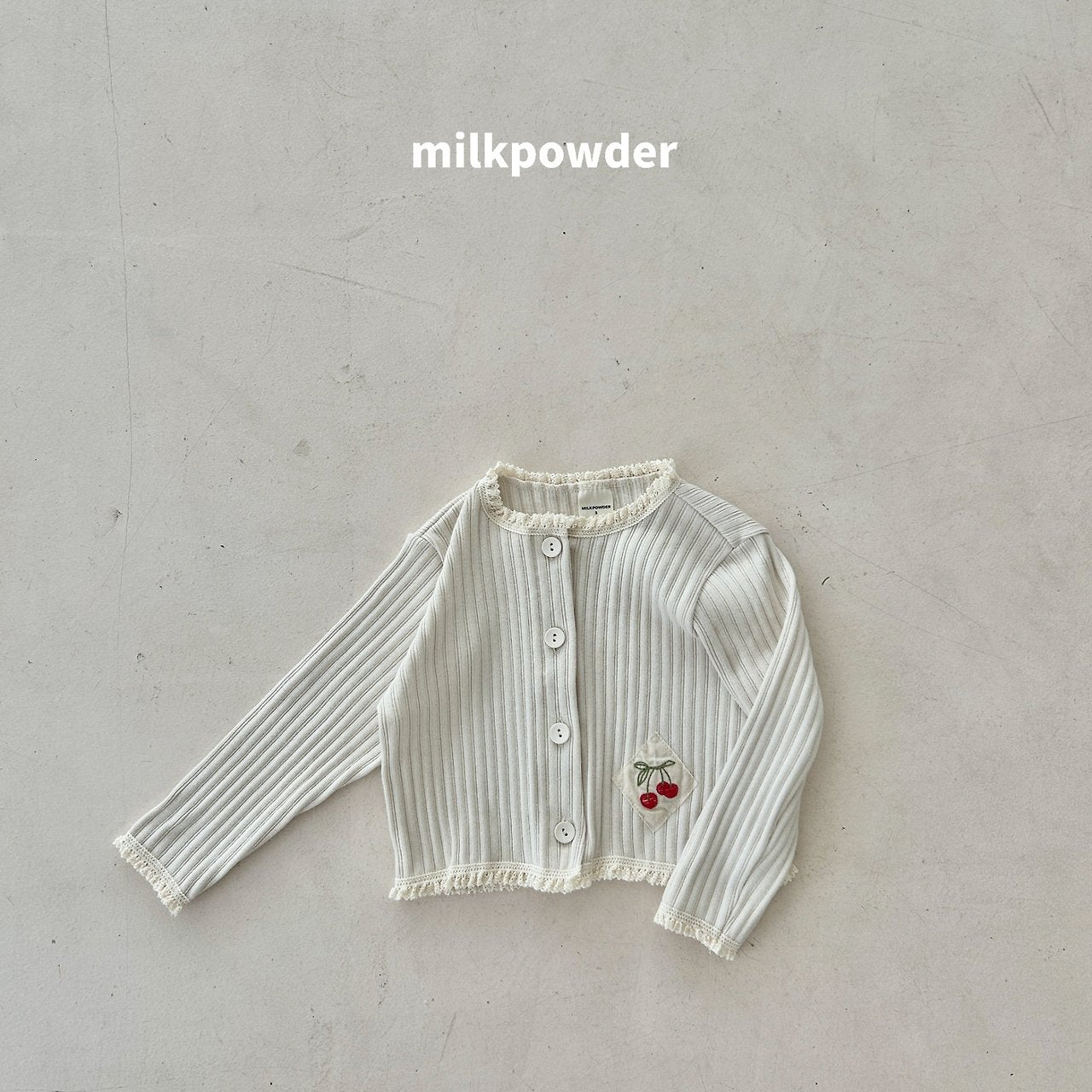 ［milk powder］Cherry cardigan