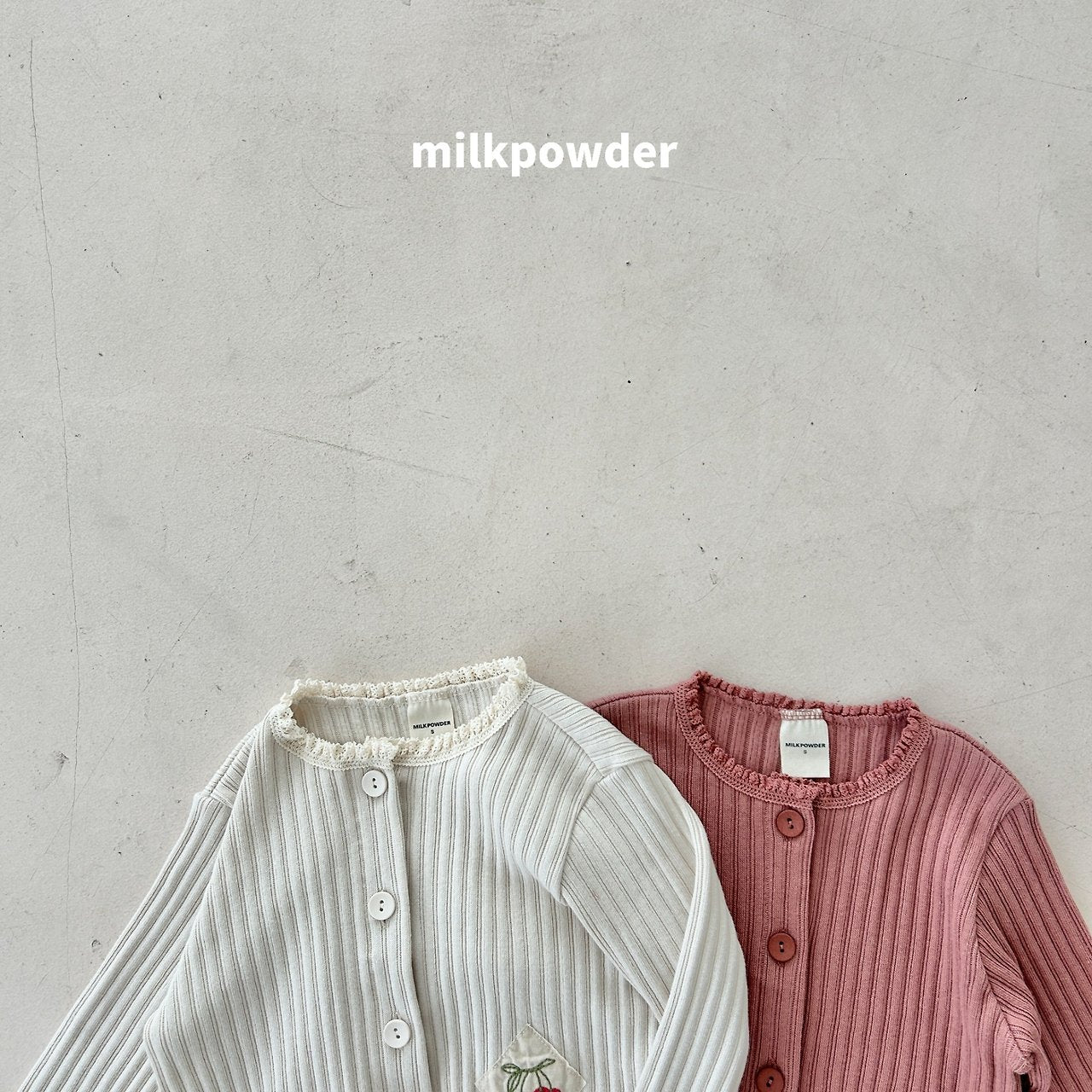 ［milk powder］Cherry cardigan