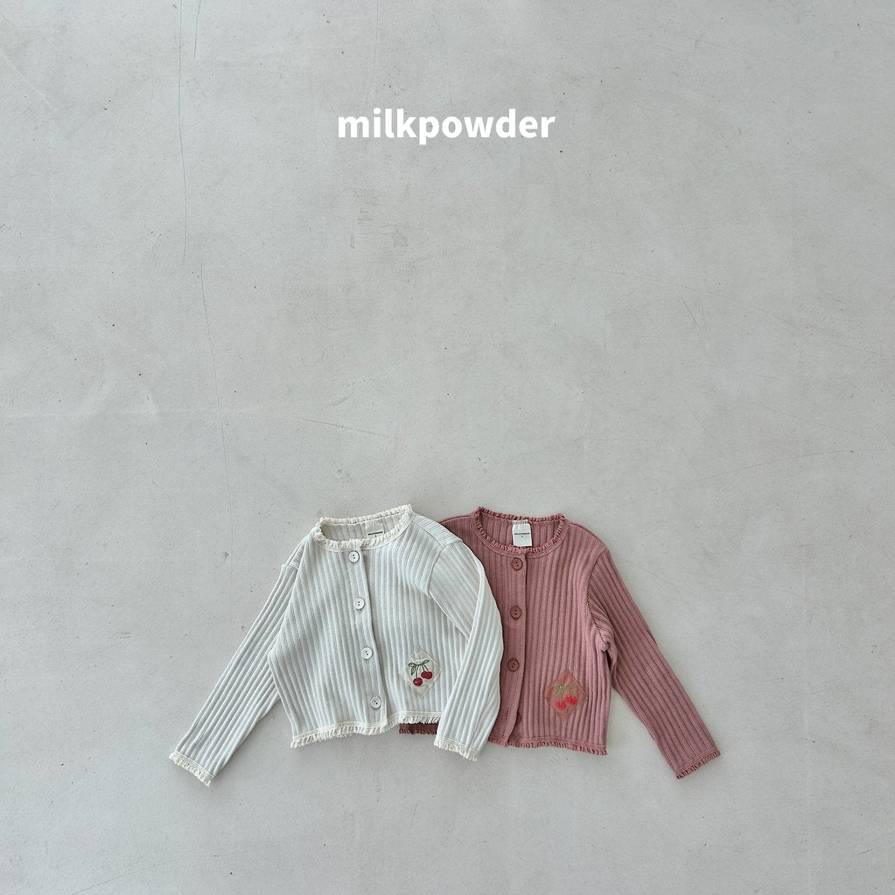 ［milk powder］Cherry cardigan