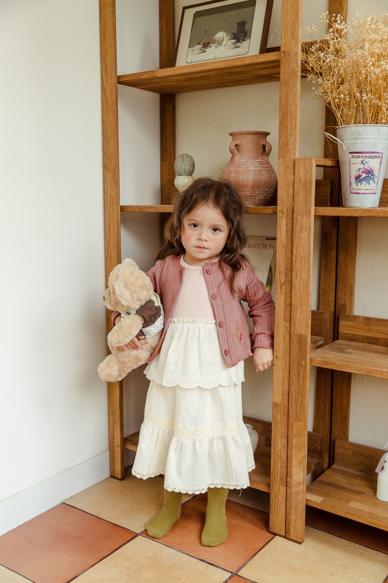 ［milk powder］Cherry cardigan