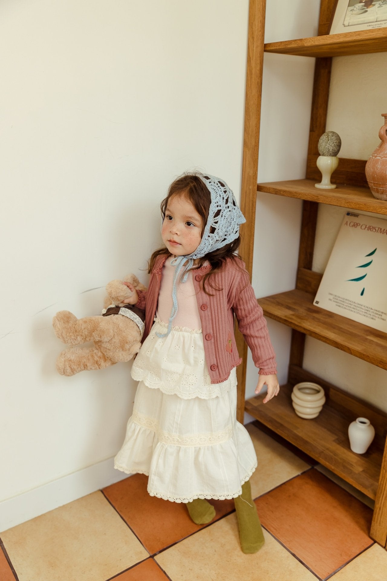 ［milk powder］Cherry cardigan