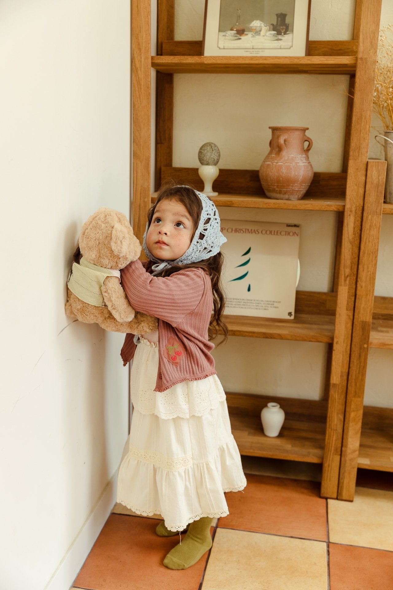 ［milk powder］Cherry cardigan