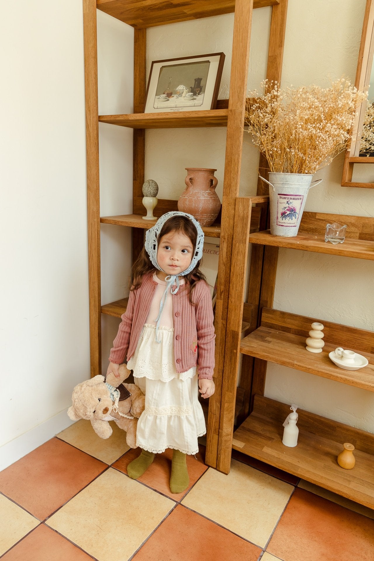 ［milk powder］Cherry cardigan