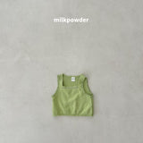 ［milk powder］Lime lace vest
