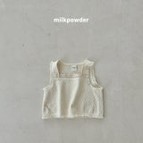 ［milk powder］Lime lace vest